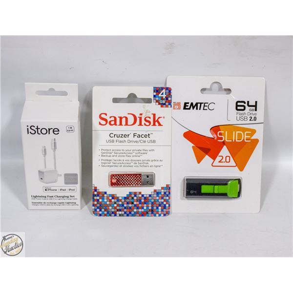 SEALED 2 FLASH DRIVE'S SANDISK CRUZER