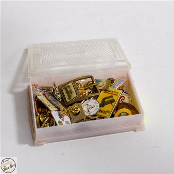 LOT OF VINTAGE LAPEL PINS VARIOUS KINDS