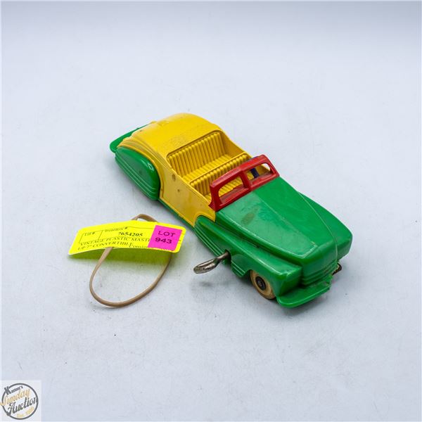 VINTAGE PLASTIC MASTERS WIND UP 7" CONVERTIBLE