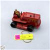 Image 1 : VINTAGE DINKY TOY HEAVY TRACTOR RED WITH YELLOW