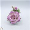 Image 1 : PORCELAIN PINK ROSE FIGURINE