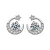 Image 4 : 1 CT GRA CERTIFIED STAR MOON STYLE ROUND BRILLIANT