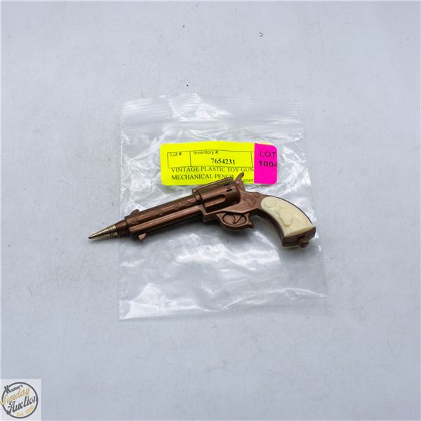 VINTAGE PLASTIC TOY GUN MECHANICAL PENCIL