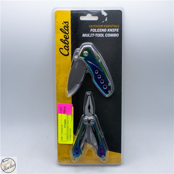 CABELAS KNIFE+MULTI TOOL COMBO NEW