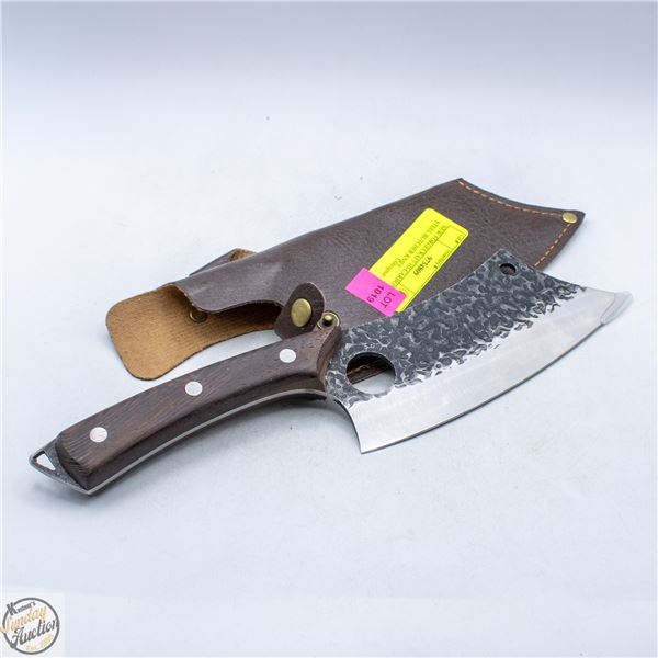 NEW FORGECRAFT HI-CARBON STEEL BUTCHER KNIFE