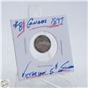 Image 1 : #5107-92.5 % SILVER 1897 VICTORIAN 5 CENT