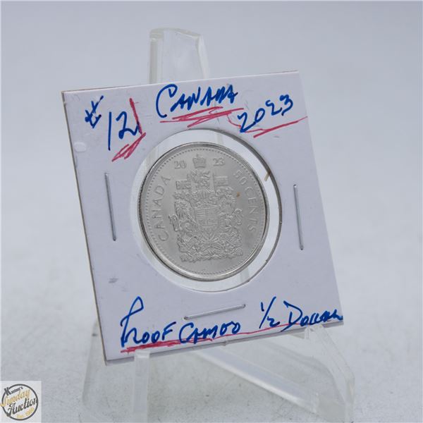 #5124-2023 QUEEN ELIZABETH PROOF CAMEO HALF