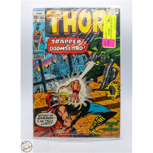 THOR #183 DR DOOM APPEARANCE