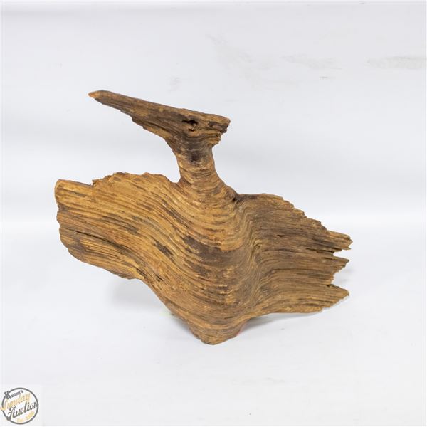 DRIFT WOOD HAND CARVED OLD MAN