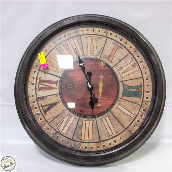 LARGE 27" WALL CLOCK