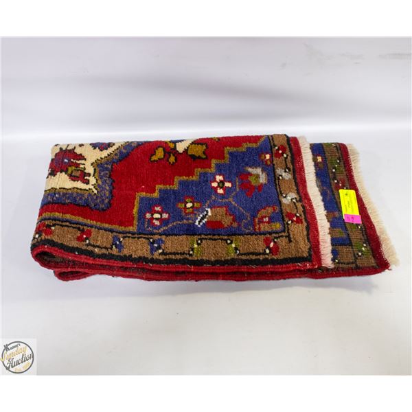 SMALL PERSIAN CARPET 36" X 21"