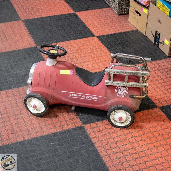 ESTATE VERY OLD RADIO FLYER PEDAL PUSH CAR-ESTATE