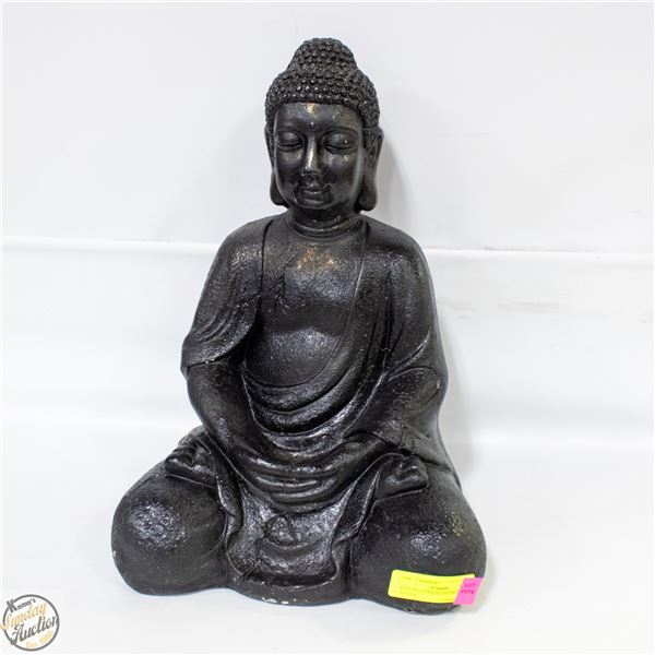 ESTATE OVERSIZED BUDDAH STATUE H-18"