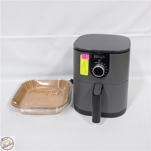 NINJA AIR FRYER WITH PAPER LINERS