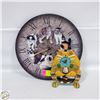 Image 1 : 2 CAT THEME CLOCKS FOR CAT LOVERS