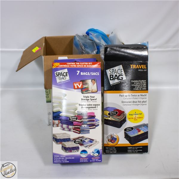 BOX OF VACUUM STORAGE BAGS