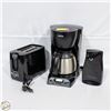 Image 1 : COFFEE MAKER PLUS TOASTER AND ELECTRIC CAN OPENER