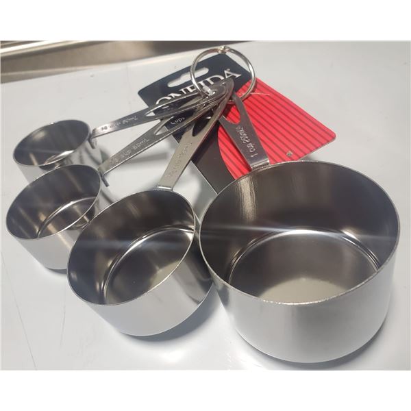 NEW ONEIDA STAINLESS STEEL MEASURE/MEASURING CUPS