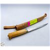 Image 1 : RAPALA FISH & FILLET KNIFE WITH LEATHER SHEATH