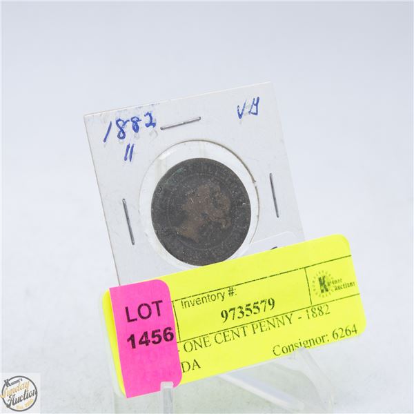 COIN - ONE CENT PENNY - 1882 CANADA