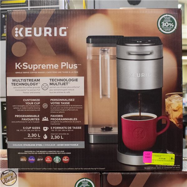 KEURIG K SUPREME PLUS COFFEE MAKER