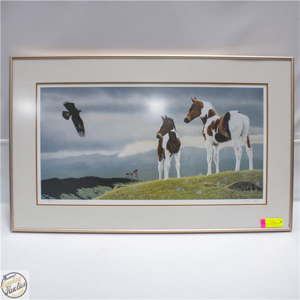 PAINTING WITH AUTHENTIC CERTIFICATE WINGS