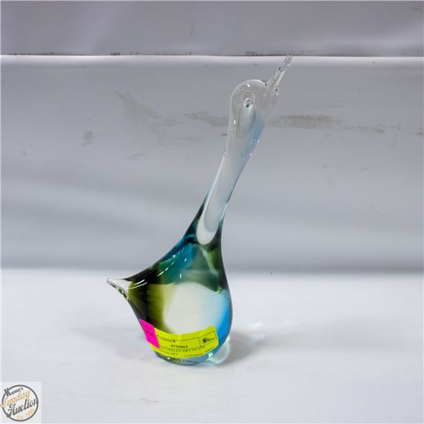 VINTAGE CHALET ART GLASS CANADIAN ART