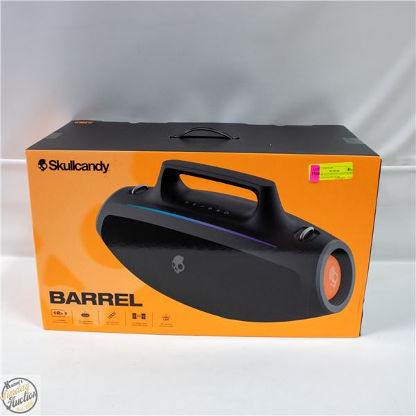 NEW SEALED SKULLCANDY BARREL BLUETOOTH SPEAKER