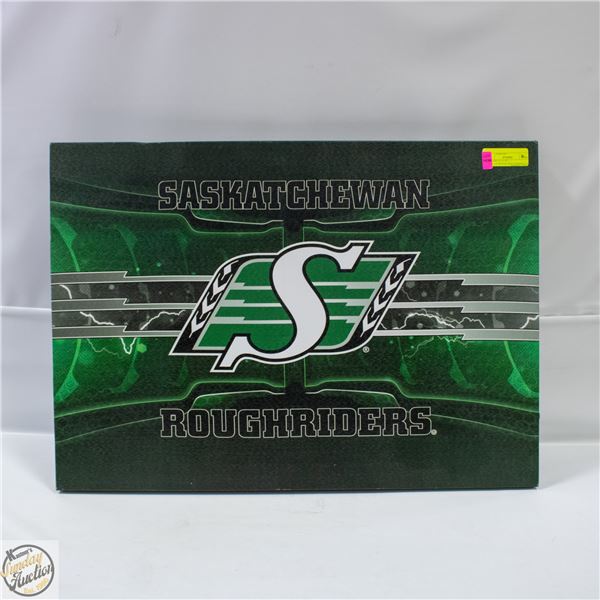 27" X 19" SASKATCHEWAN ROUGHRIDER