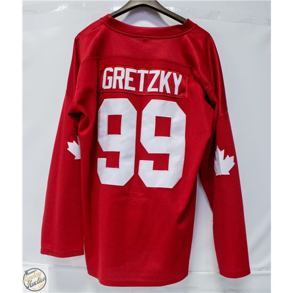 CANADA #99 GRETZKY RED JERSEY SIZE M