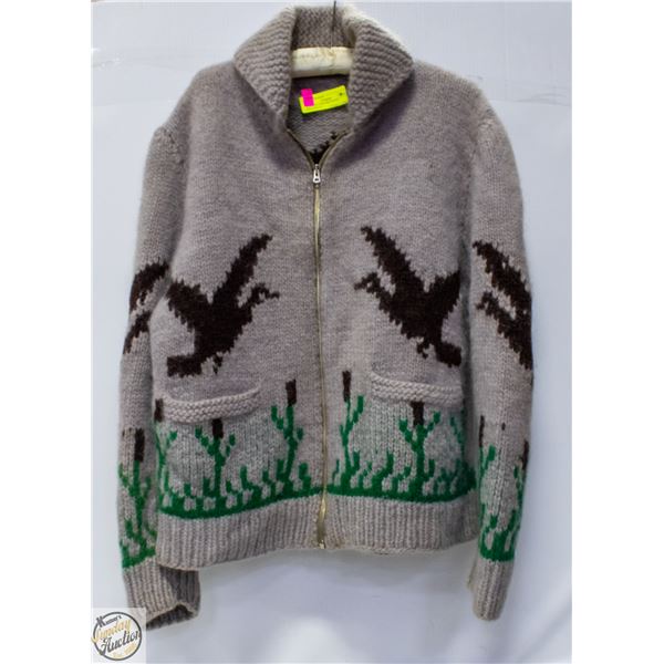 VINTAGE COWICHEN WOOL SWEATER SZ L