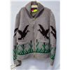 Image 1 : VINTAGE COWICHEN WOOL SWEATER SZ L