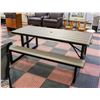 Image 1 : NEW ASSEMBLED LIFETIME FOLDING PICNIC TABLE