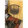 Image 1 : ANTIQUE/VINTAGE WOODEN PLANT STAND H-33.5"