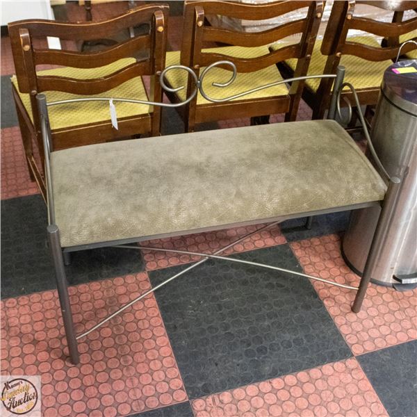 BENCH SEAT 33” WIDE X 16” DEEP X 26” TALL
