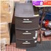 Image 1 : STERILITE STORAGE/FILING UNIT 3 DRAWERS H-24"