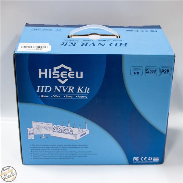 HISEEU 4 CHANNEL NVR KIT