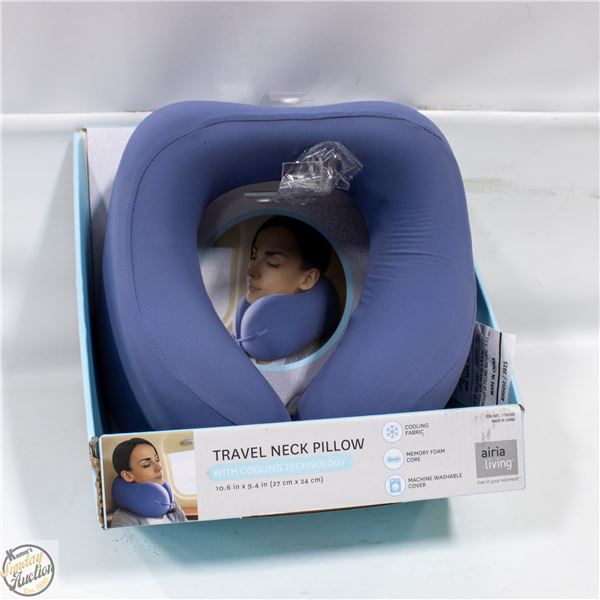 AIRIA LIVING BLUE TRAVEL NECK PILLOW