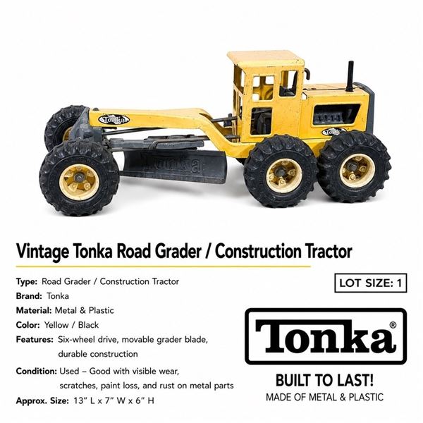 VINTAGE TONKA ROAD GRADER
