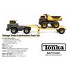 Image 1 : VINTAGE TONKA TRUCK WITH TRAILER & DUMP TRUCK