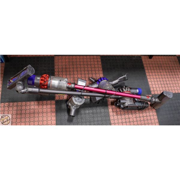 LOT OF DYSON VACS FOR PARTS