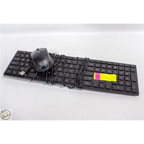 MOUSE AND KEYBOARD - WIRED