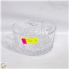 Image 1 : CRYSTAL FRUIT BOWL - 3.5"H X 7.5"D