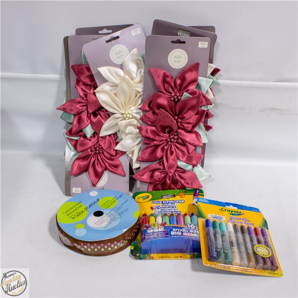 LOT OF MIXED CRAFT SUPPLIES