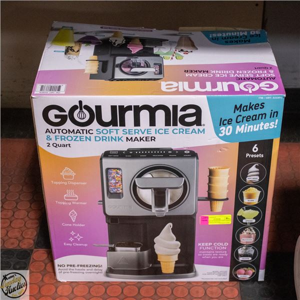 GOURMIA AUTOMATIC SOFT SERVE ICE CREAM & FROZEN