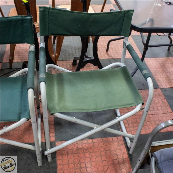 FOLDING LIGHTWEIGHT DIRECTOR'S CHAIR WITH