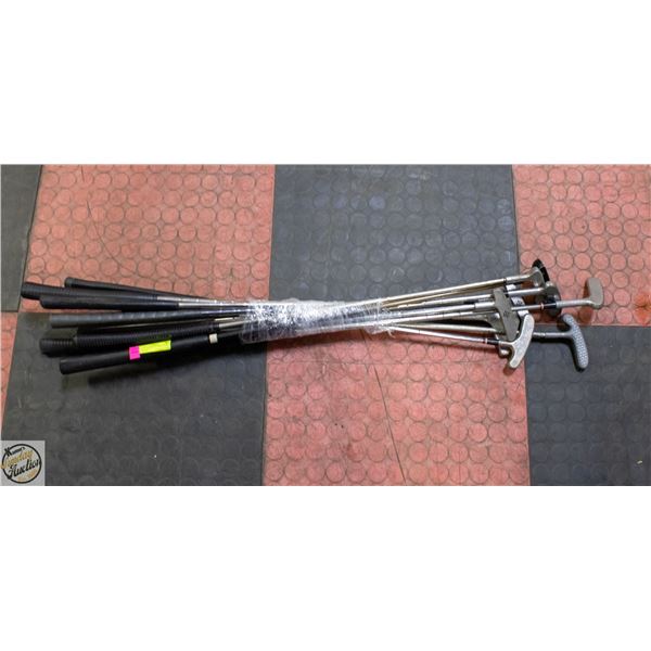 BUNDLE OF ESTATE GOLF CLUBS ASSORTED