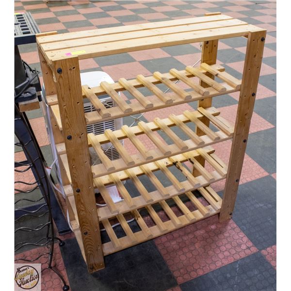 WOODEN WINE RACK