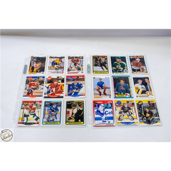 16 ROOKIE HOCKEY CARDS
