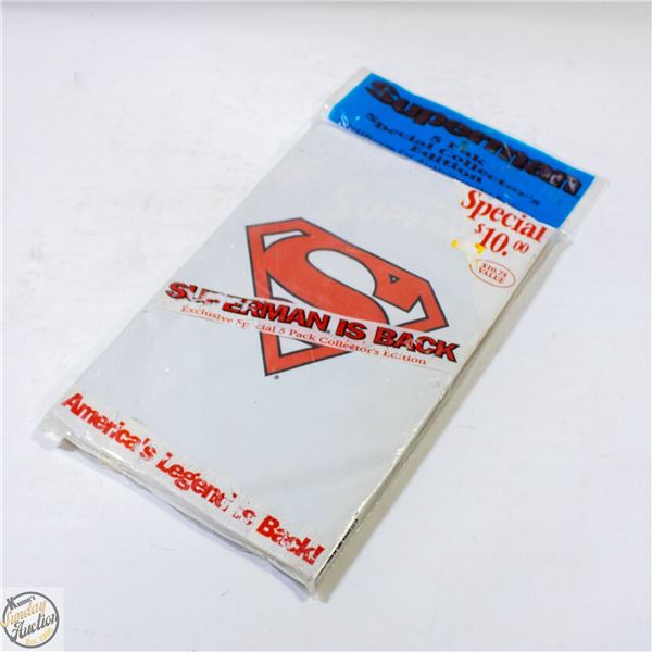 1993 EXCLUSIVE 5 PACK SUPERMAN COMICS COLLECTORS